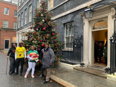 5th dec 2024 At the Open Door to Number 10